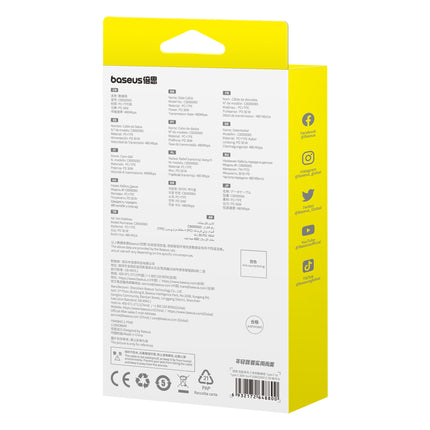 BASEUS Cable USB-C 30W PD 480Mb/s Superior Series ll 1m white – image 6