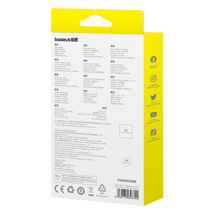 BASEUS Cable USB-C 30W PD 480Mb/s Superior Series ll 1m white – image 16