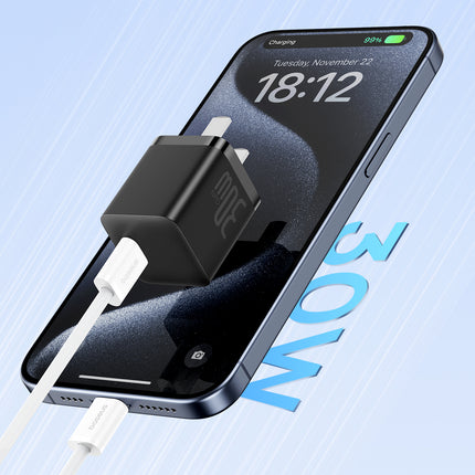 BASEUS Cable USB-C 30W PD 480Mb/s Superior Series ll 1m white – image 18