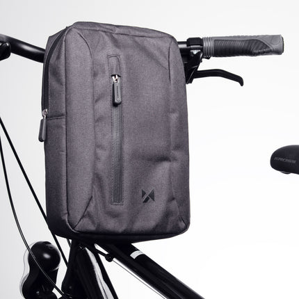 WOZINSKY Gray bicycle bag for a tablet attached to the handlebar with a shoulder strap – image 8