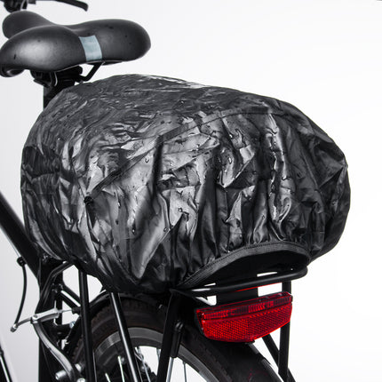 WOZINSKY Bicycle trunk bag with pockets and shoulder strap, 27L, black – image 9