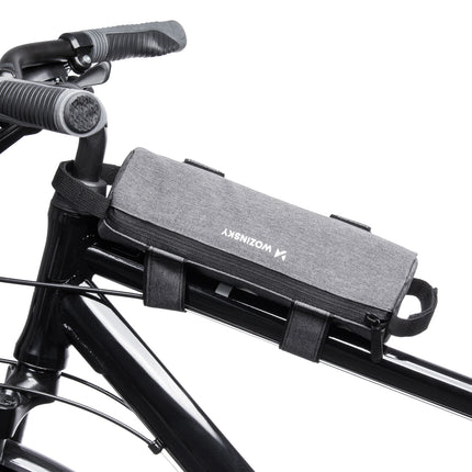 WOZINSKY Thermal bicycle bag for a bottle, attached to the frame or handlebar, 0.7L, gray – image 2