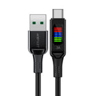 ACEFAST USB-A - USB-C cable 60W with 1.2m display, black