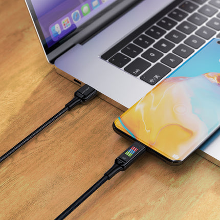 ACEFAST USB-A - USB-C cable 60W with 1.2m display, black – image 5