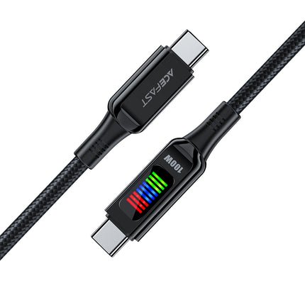 ACEFAST USB-A - USB-C cable 60W with 1.2m display, black – image 11