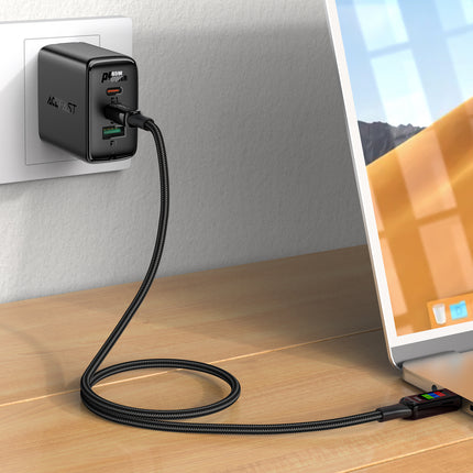 ACEFAST USB-A - USB-C cable 60W with 1.2m display, black – image 12