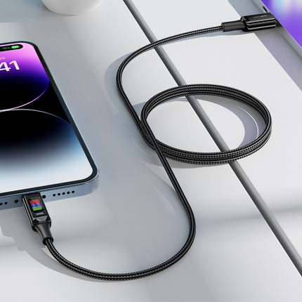 ACEFAST USB-A - USB-C cable 60W with 1.2m display, black – image 13