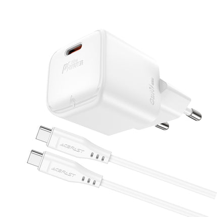 ACEFAST Mini PD 20W GaN charger + USB-C cable, white – image 2