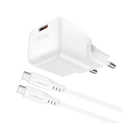 ACEFAST Mini PD 20W GaN charger + USB-C cable, white – image 9
