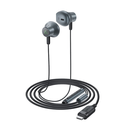 ACEFAST In-ear headphones for iPhone iPad with Lightning connector 1.2 m, black – image 4