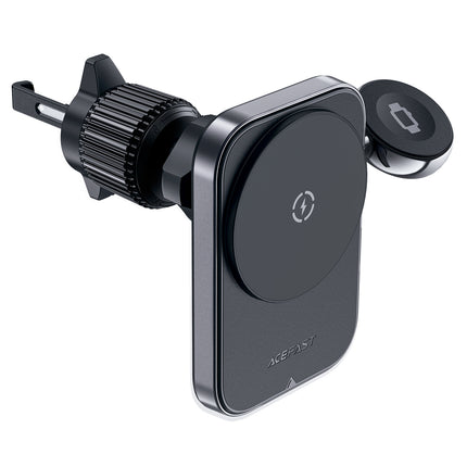 ACEFAST 2in1 car holder with inductive charger for MagSafe Qi phone and smartwatch, black – image 3
