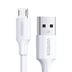 UGREEN PVC cable USB0-A - microUSB 480 Mb/s 1.5m white