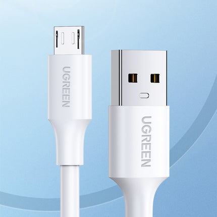 UGREEN PVC cable USB0-A - microUSB 480 Mb/s 1.5m white – image 2