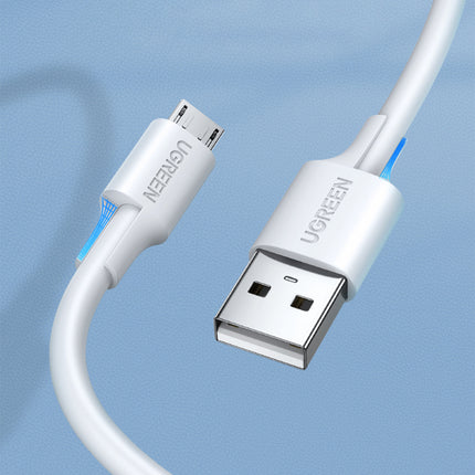 UGREEN PVC cable USB0-A - microUSB 480 Mb/s 2m white – image 4