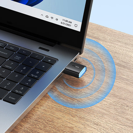 BASEUS External USB WiFi 2.4GHz 300Mb/s black network card – image 6