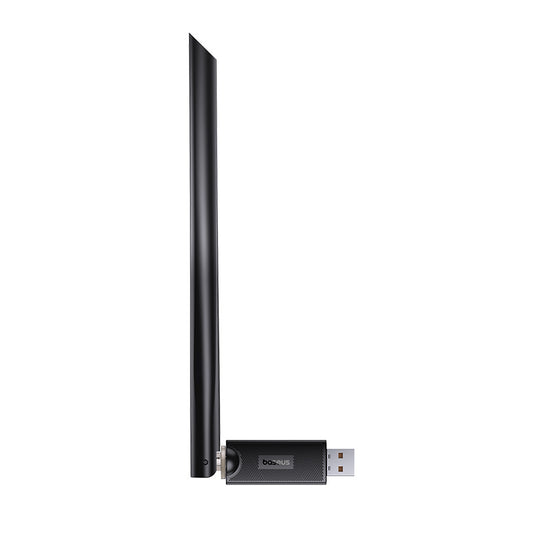 BASEUS External USB WiFi 2.4GHz 150Mb/s network card with 6dBi antenna, black