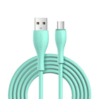 JOYROOM Cable USB-A - microUSB 3A, charging indicator, 2m green