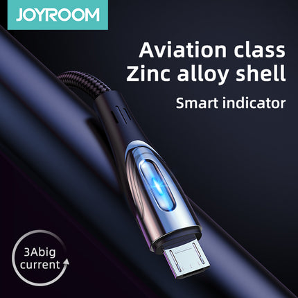 JOYROOM Cable USB-A - microUSB 3A charging indicator 1.2m black – image 6