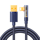 JOYROOM Angled cable for iPhone USB-A - Ligtning 2.4A 1.2m blue