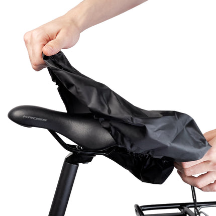 HURTEL Waterproof bicycle seat cover - black – image 2
