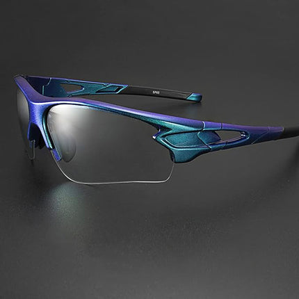 ROCKBROS Photochromic cycling glasses with UV 400 filter, blue – image 6