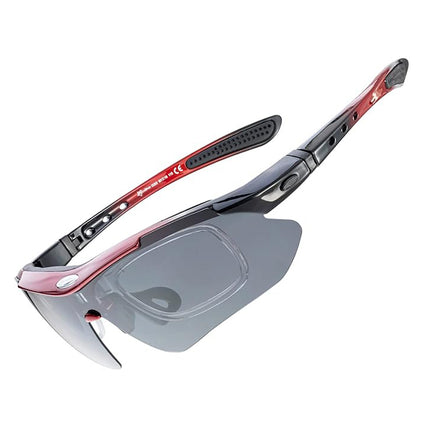 ROCKBROS Photochromic cycling glasses with a UV 400 filter, red – image 2