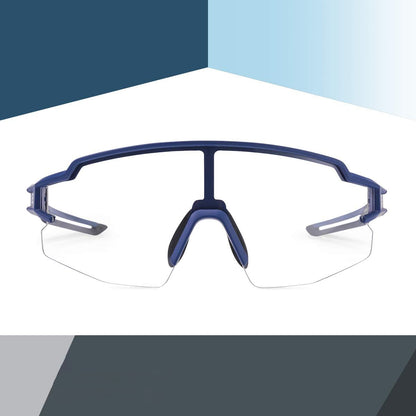 ROCKBROS Photochromic cycling glasses with UV 400 UVA and UVB filters, blue – image 2
