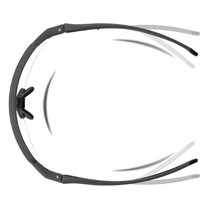 ROCKBROS Photochromic cycling glasses with UV 400 UVA and UVB filters, black – image 3