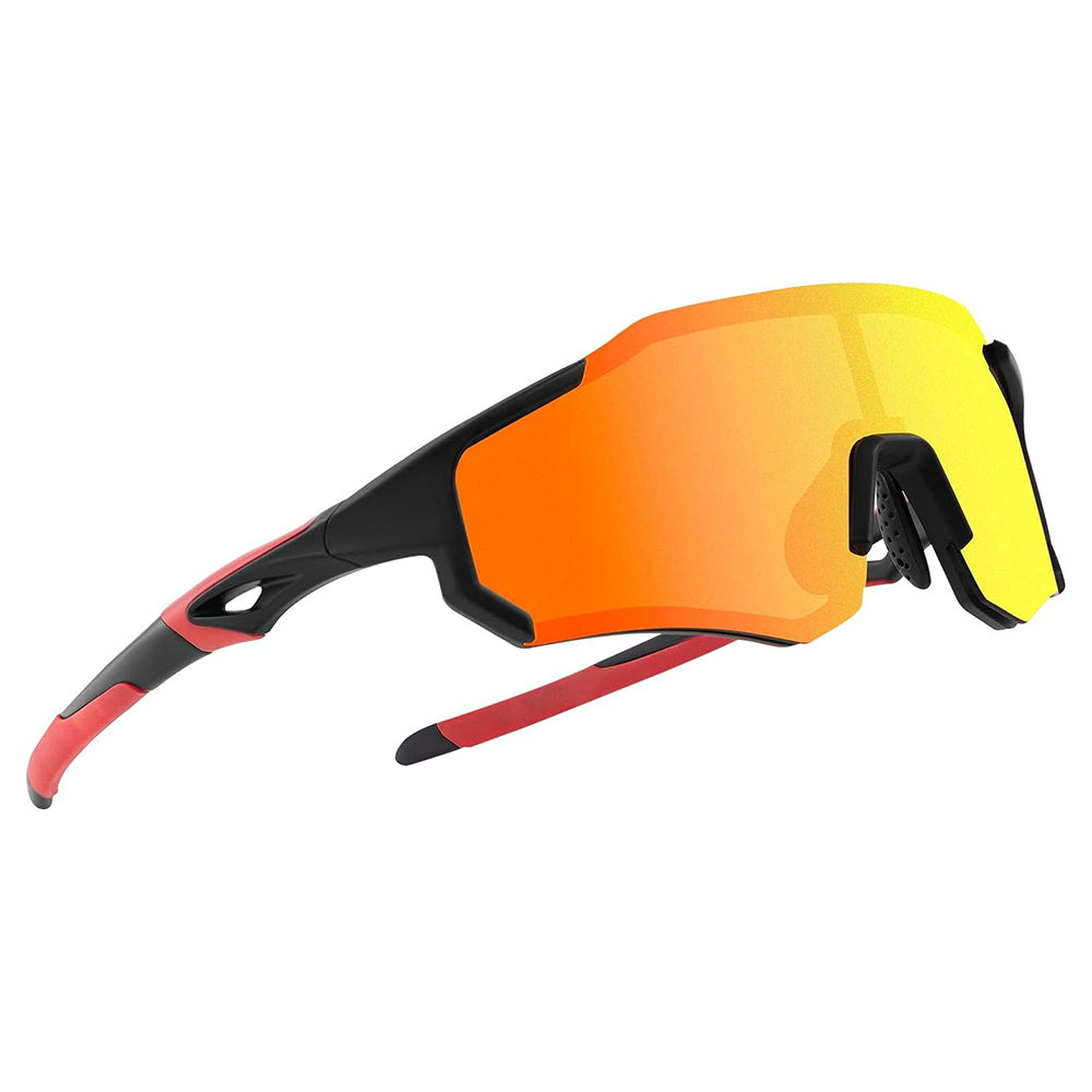 ROCKBROS Cycling glasses with polarization and UV 400 filter, red – image 2