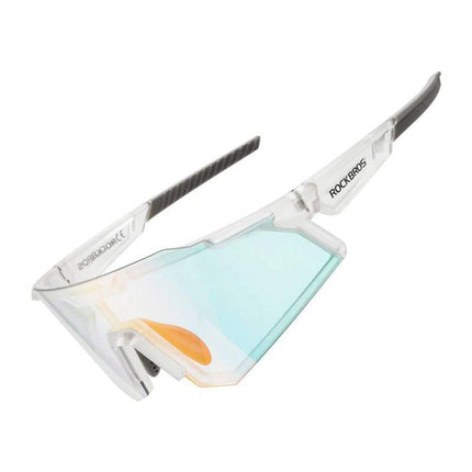 ROCKBROS Photochromic cycling glasses with UV 400 UVA and UVB filters, white – image 5