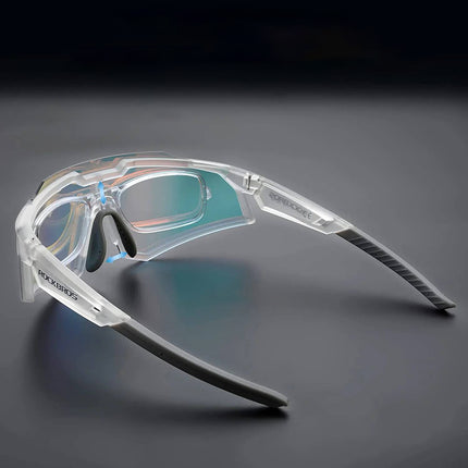 ROCKBROS Photochromic cycling glasses with UV 400 UVA and UVB filters, white – image 8