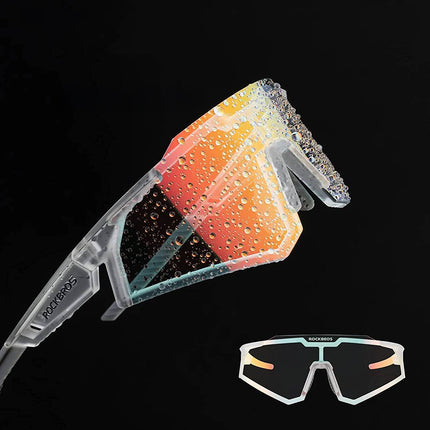 ROCKBROS Photochromic cycling glasses with UV 400 UVA and UVB filters, white – image 10