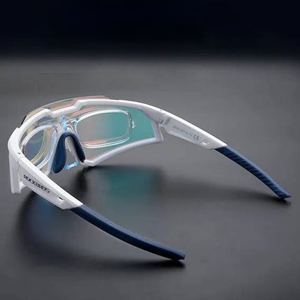 ROCKBROS Cycling glasses with polarization and UV 400 filter, white – image 2