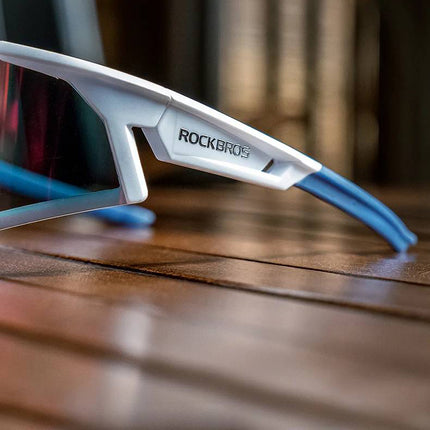 ROCKBROS Cycling glasses with polarization and UV 400 filter, white – image 4