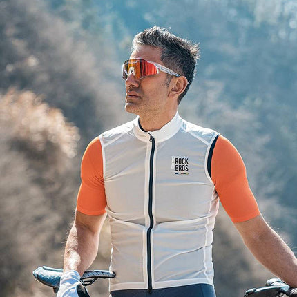 ROCKBROS Cycling glasses with polarization and UV 400 filter, white – image 6