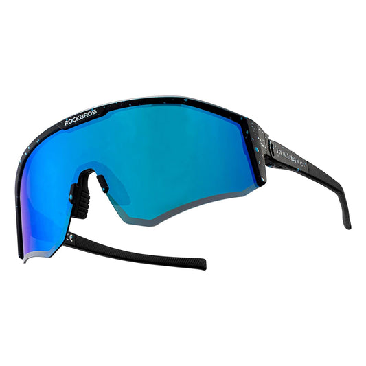 ROCKBROS Cycling glasses with polarization and UV 400 filter, black