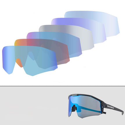 ROCKBROS Cycling glasses with polarization and UV 400 filter, black – image 5