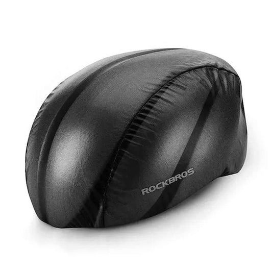 ROCKBROS Black bicycle helmet rain cover