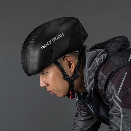 ROCKBROS Black bicycle helmet rain cover – image 7