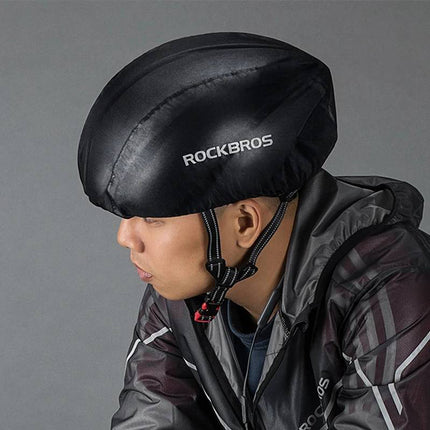 ROCKBROS Black bicycle helmet rain cover – image 8