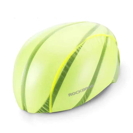 ROCKBROS Green bicycle helmet rain cover