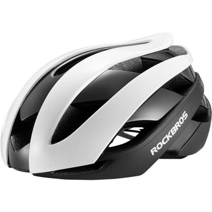 ROCKBROS Bicycle helmet universal, adjustable, size L, black and white