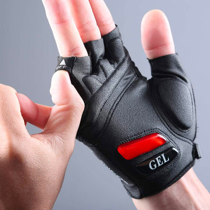 ROCKBROS Cycling gloves with gel inserts, size L, black – image 4