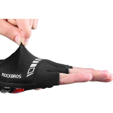 ROCKBROS Cycling gloves with gel inserts, size L, black – image 12