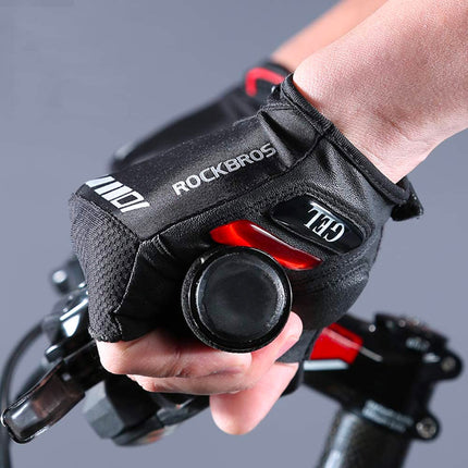 ROCKBROS Cycling gloves with gel inserts, size L, black – image 13
