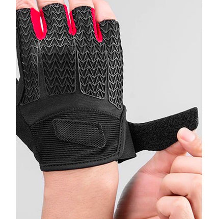 ROCKBROS Cycling gloves with gel inserts, size XXL, black and red – image 8