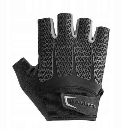 ROCKBROS Cycling gloves with gel inserts, size XL, gray