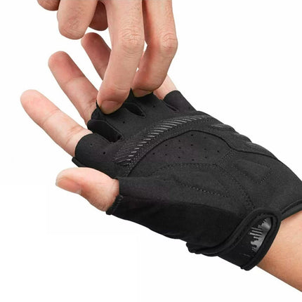 ROCKBROS Anti-slip fingerless cycling gloves XL black – image 2