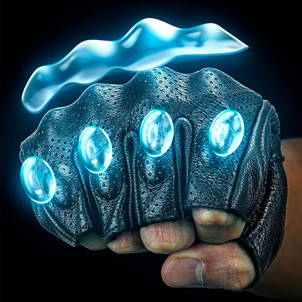 ROCKBROS Fingerless motorcycle gloves with knuckle protection, size M, black – image 3
