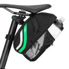 ROCKBROS Bicycle bag for under-the-saddle tools with a water bottle pocket, black